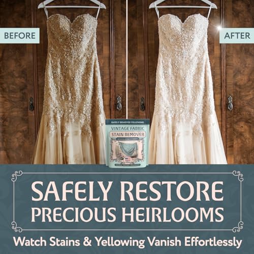 Vintage Fabric Stain Remover & Restoration Soak for Antique Quilts & Linens photo 9