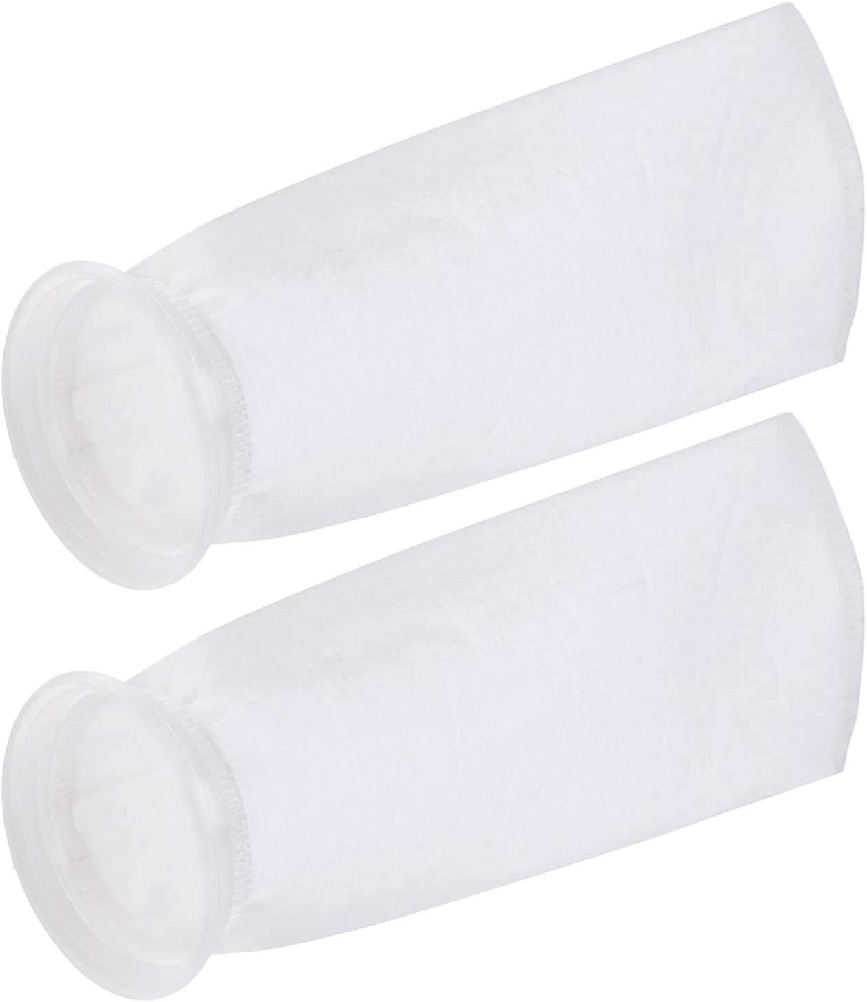 Namvo 2pcs 10 Micron Fish Tank Aquarium Marine Sump Felt Pre Filter Socks Filter Bags - 10um