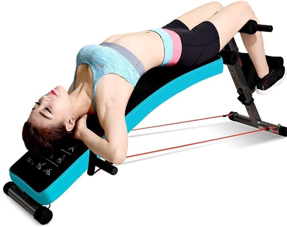 KJRJYLD Dumbbell Bench Incline Sit Up Bench Weight Bench Utility Adjustable Bench for Full Body Workout Multi-Purpose Foldable Incline Decline Benchs