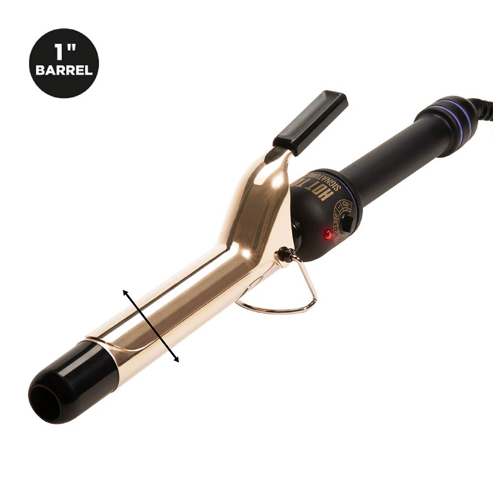 HOT TOOLS Signature Series Gold Curling Iron/Wand, 1 Inch: Beauty