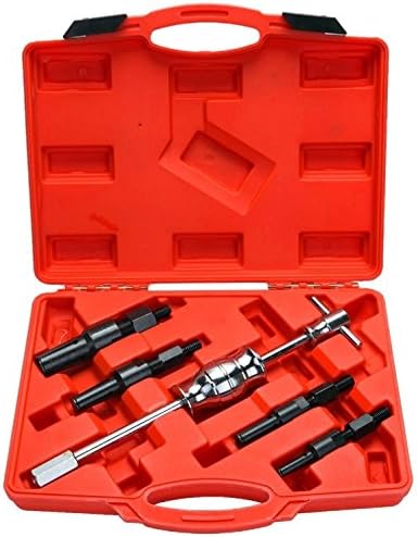 Blind Hole Pilot Bearing Gear Puller Slide Hammer Removal Repair Tool Kit with Case 5 PCS