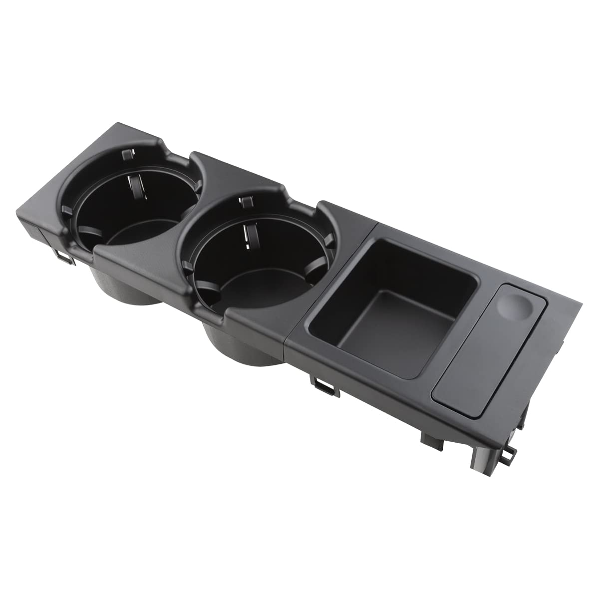 Photo 1 of Cup Holder Fits 1998-2005 E46 3 Series 318i 320i 325i 328i 330i Front Drinks Holder Center Console Replace 51168217953 Black Attachment