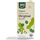 365 by Whole Foods Market, Organic Unsweetened Soy Beverage, 32 Fl Oz