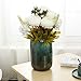 Ogrmar Vintage Artificial Peony Silk Flowers Bouquet for Decoration (White x2)