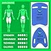 VERISA Kids & Adults Swimming Training Aid Kickboard Swim Pool Float Floating Buoy Hand Board Tool Foam with Drawstring Backpack Sport Bag