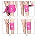 Ynport Knee Brace For Arthritis ACL Meniscus Outdoor Sports Lycra Spring Non-Bulky Best Open Patella Knee Protector Wrap Relieves Pain Symptoms(Pink)
