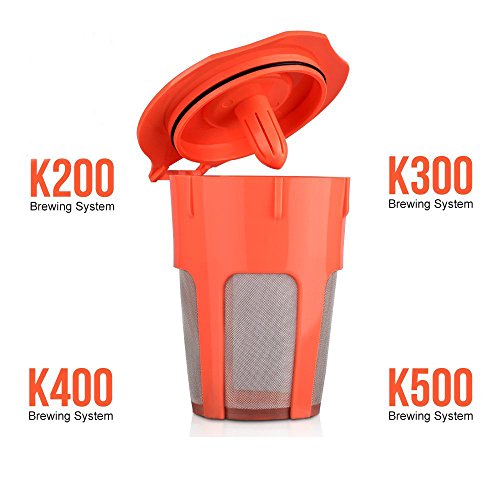 BRBHOM 2 Refillable K Carafe Coffee Pods KCarafe Reusable Capsules 2.0