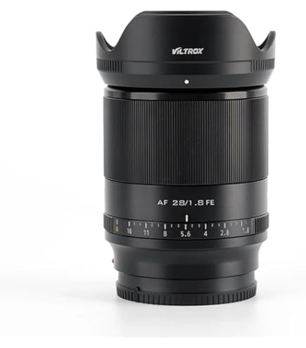 Amazon.com : VILTROX 28mm f/1.8 FE Full-Frame Autofocus Lens for