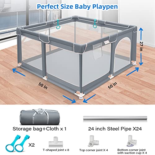 Baby Playpen For Babies And Toddlers, Large Baby Playard, BPAFree, Non