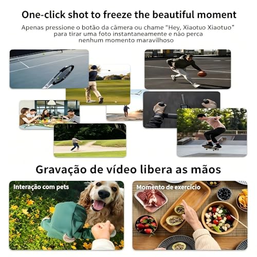 YARUIKE Óculos Inteligentes MT3 AI Tradução em Tempo Real, Câmera 8MP, Óculos com Câmera para Gravação, Anti-azul + Óculos de Sol, IP65, Bluetooth, Controle Tático, para Viagem e Trabalho (Preto)