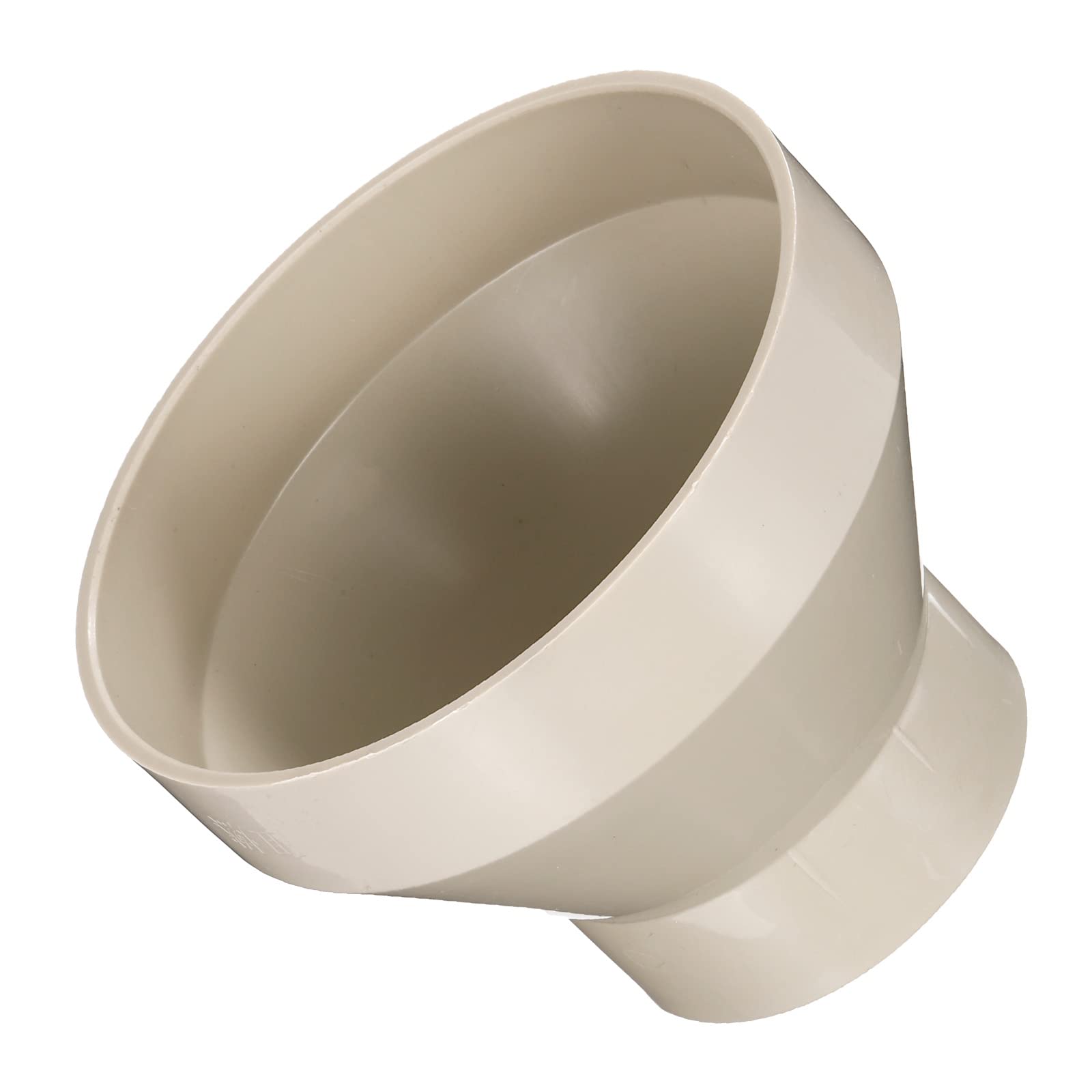 PATIKIL 6" (160mm) to 3.5" (90mm) Duct Reducer Connector, Heating Cooling Ventilation Tube Fire-Resistant Increaser Adapter Pipe Fitting for Vent System