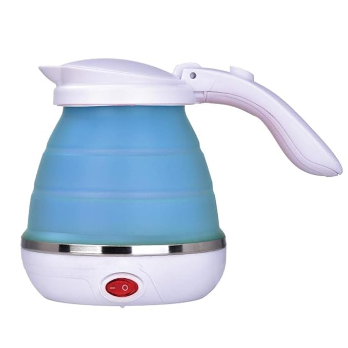 1PC 500ml Foldable Electric Kettle Silicone Electric Tea Kettle Double