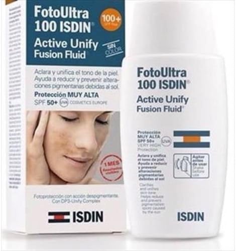 FotoUltra100 Spot Prevent Active Unify Isdin Sunscreen 50ml Fusion Fluid. HEALTHME SKINCARE