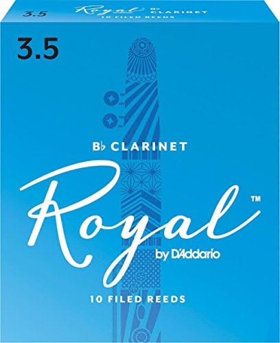 Rico Royal Bb Clarinet Reeds, Box of 10 Strength 3.5