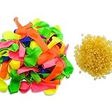 TOAOB Water Balloon refill 1000 and 4mm Special Rubber Bands 1000