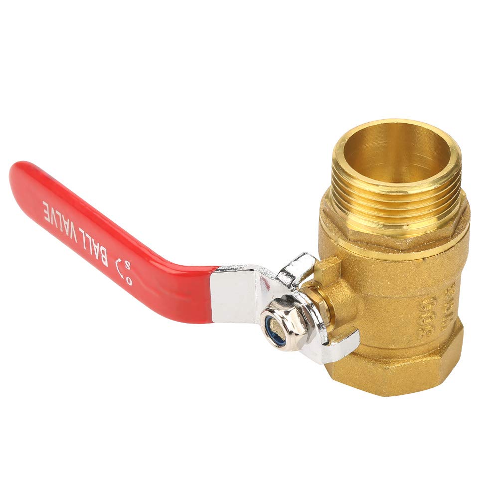 1″BSP DN25 Brass Pipe Valve Male and Female Thread Ball Valve DualDirection ShutOff Valve with