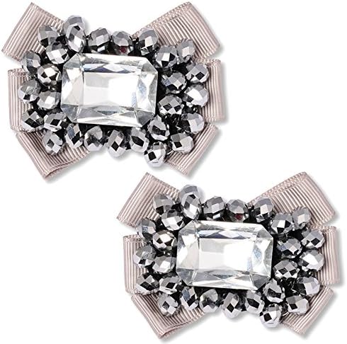 Grey Shoe Clips - Magda