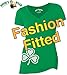 Irish Large Tee Shirt Women's Shamrock Clover Cute St Patricks Day V-Neck Paddy Day
