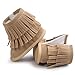 Voberry Baby Toddler Girls Boys Winter Warm Snow Boot Tassels Trimmed Boots Outdoor (12~18Month, light Khaki)