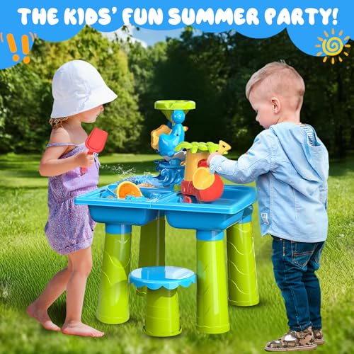 Diealles Shine Multifunctional Water Sand Table for Children Outdoor Play Table for Children 1 2 3 4 Years Old