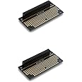 Treedix 2pcs GPIO Protoboard Breadboard HAT with Female Pin Connector PCB Prototyping Board Pi Zero Board Compatible with Raspberry Pi Zero(unwelding