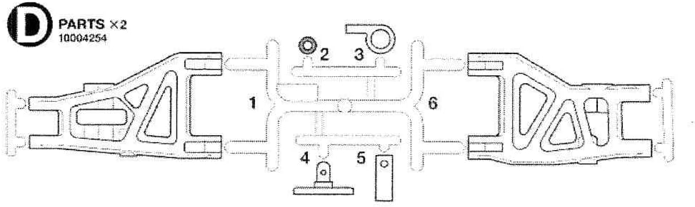 TAMIYA D Parts Super Fighter G DT 300004254 02 58340