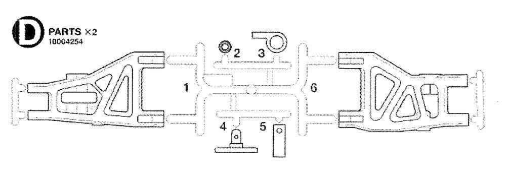 TAMIYA D Parts Super Fighter G DT 300004254 02 58340