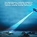 Goldenguy 1200LM Cree Xml-L2 Scuba Dive Diving LED Flashlight Torch 100m Underwater Waterproof Submarine Light Fishing Handheld Torch(without Battery)