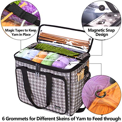 1 Teamoy+Knitting+Organizer+Supplies+Accessories