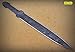 Poshland BB-1260, Handmade Damascus Steel Blank Blade Full Tang Dagger Knife
