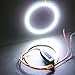 Grandview 2x 110mm Angel Eyes Halo Ring Lamp Light Bulb 82SMD Headlight COB (white)