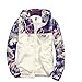 Banana Bucket Floral Bomber Jacket Men Hip Hop Slim Fit Flowers Bomber Jacket Coat Men's Hooded Jackets(US L) Label Size 3XL