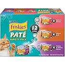 Purina Friskies Classic Pate Variety Pack Adult Wet Cat Food - (2 Packs of 12) 5.5 Cans