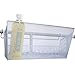YIFAN 2Pack Dormitory Bedside Storage Baskets, Mesh Origanizer for Books Phones Drinks Office Home Table Hanging Organizer Desktop Corner Shelves (White)