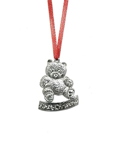 pewter baby's first christmas ornament