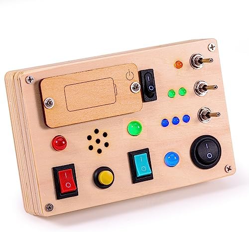 Montessori Busy Board For Toddlers 2-4 Years | Farm Animals Quiet Book | Travel Activity Toy For Car, Airplane, Home