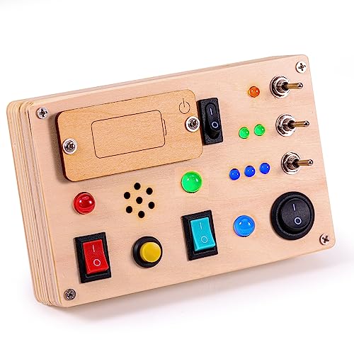 Busy Board Toddler Montessori Toys Kids Switch Boards Autism Sensory