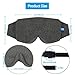 Cotton Sleep Mask Sleeping Eye Mask - Comfortable and Breathable Night Eye Mask for Men Women, Handmade Eye Blinder Blindfold Block Out Light, Night Companion Eye Shade for Travel/Sleeping/Shift Work