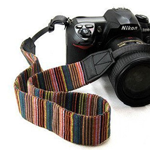 Eorefo CAI-Neck Strap Camera Strap Bohemia Shoulder Neck Universal Camcorder Belt Strap for All DSLR Camera Nikon Canon Sony Olympus Samsung Pentax Fujifilm Colorful
