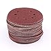Swpeet 60 Pcs 10 Sizes 5 Inch 8 Hole Sanding Discs Sandpaper Hook and Loop Pads for Circular Sander Grits Sanding Sheets 10 Sizes - 40/60 / 80/100/ 120/180 / 240/320 / 400/800 Grits