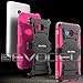Lumia 640 Case, Evocel [New Generation Series] Belt Clip Holster, Kickstand, & Dual Layer for Microsoft Lumia 640, Pink (EVO-NK640-XX05)