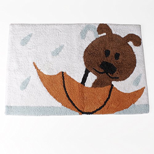 Saturday Knight Raining Cats and Dogs Bath Rug