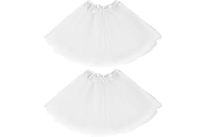 BFONS Buauty 2 Pack Tutus for Women Adult 3 Layered Tutu Tulle Skirts Costumes for Women Girls Teen Halloween Running
