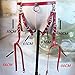 Women's Leather Garter Body Cage Harness Waist Belts Adjustable Halloween Punk Club Costumes(YL-21Red)