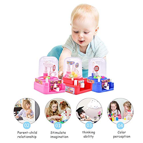 Wenini Toy Claw Machine for Kids Mini Doll Machine Grab Ball Candy
