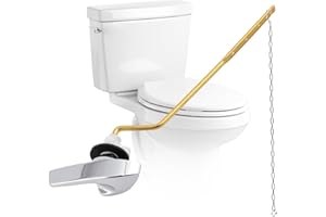 iFealClear Universal Brass Toilet Handle Replacement Kit, Side/Angle Mount Toilet Flush Handle Compatible with Kohler K-GP303
