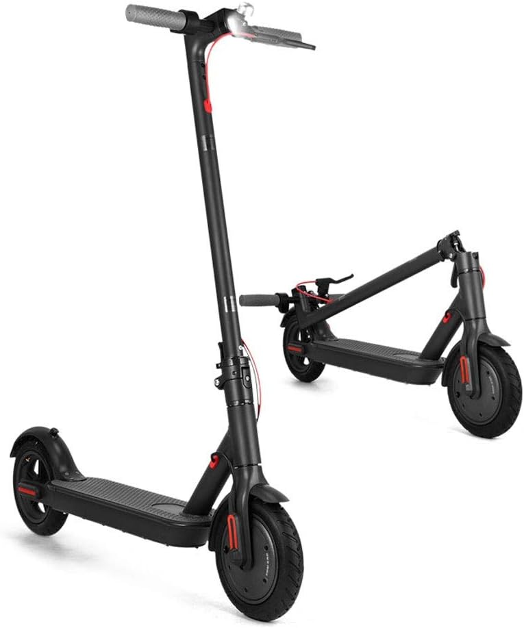 Electric scooter Adults Foldable Long-Range Battery 300w Motor Max Speed 25km/h,E Scooter with 8 Inch Solid Tire Two Wheel Kick Scooter