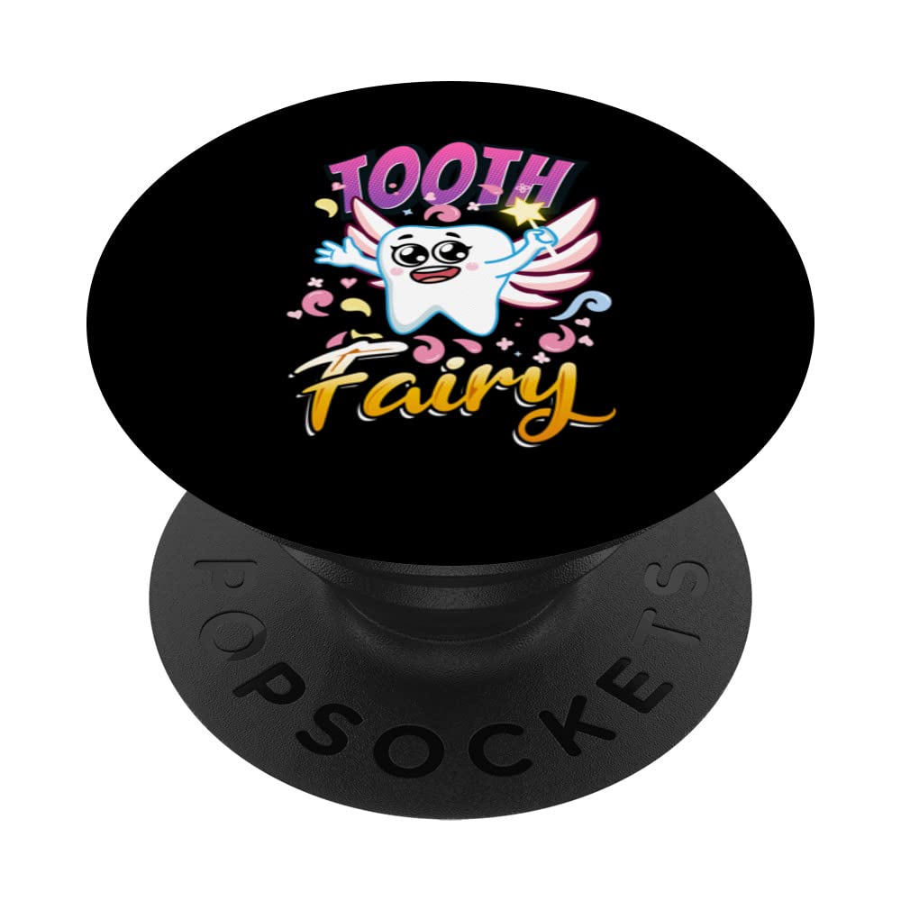 Funny Tooth Fairy Dental Surgeon Dentistry Oral Dentist PopSockets Swappable PopGrip