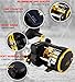Isafish Trolling Reel with Line Counter Alarm Bell Saltwater Level Wind Ocean Fishing Reels for Sea Bass Grouper Salmon