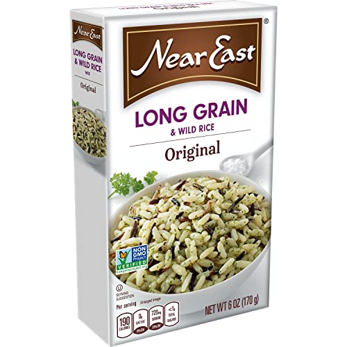 Near East Rice Pilaf Mix, Original & Wild Rice, 6oz Boxes (12 Pack) Pricepulse